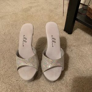 Size 7 clear heels